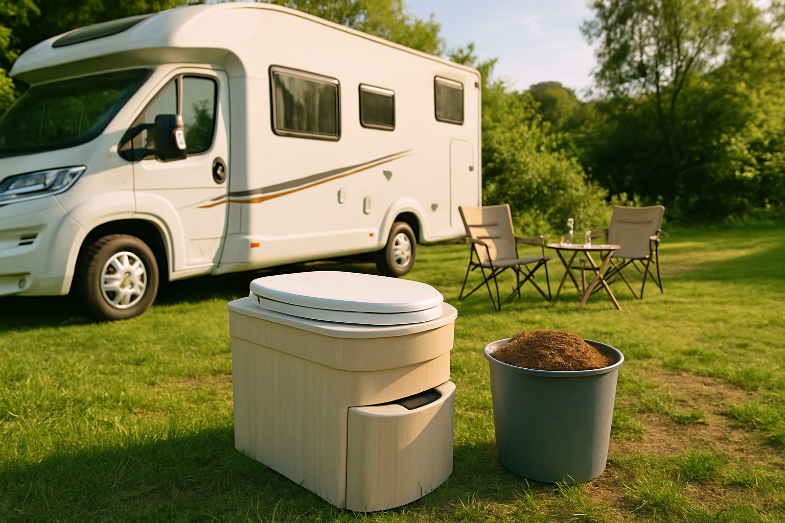 Verschiedene Trenntoiletten Modelle im direkten Vergleich nebeneinander